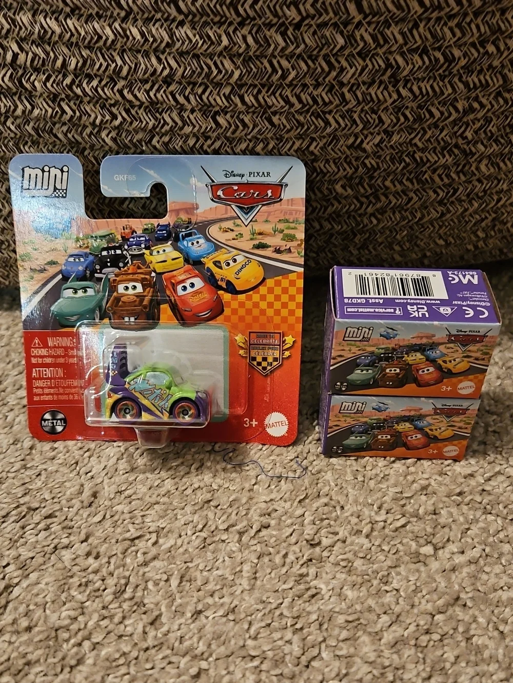 Disney Cars Mini Racers Race to Celebrate Mater Fillmore Snot Rod Lot